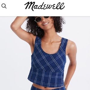 Madewell Denim Crop Top